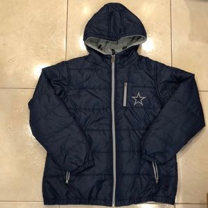 Dallas cowboys light weight puffer jacket size XL
